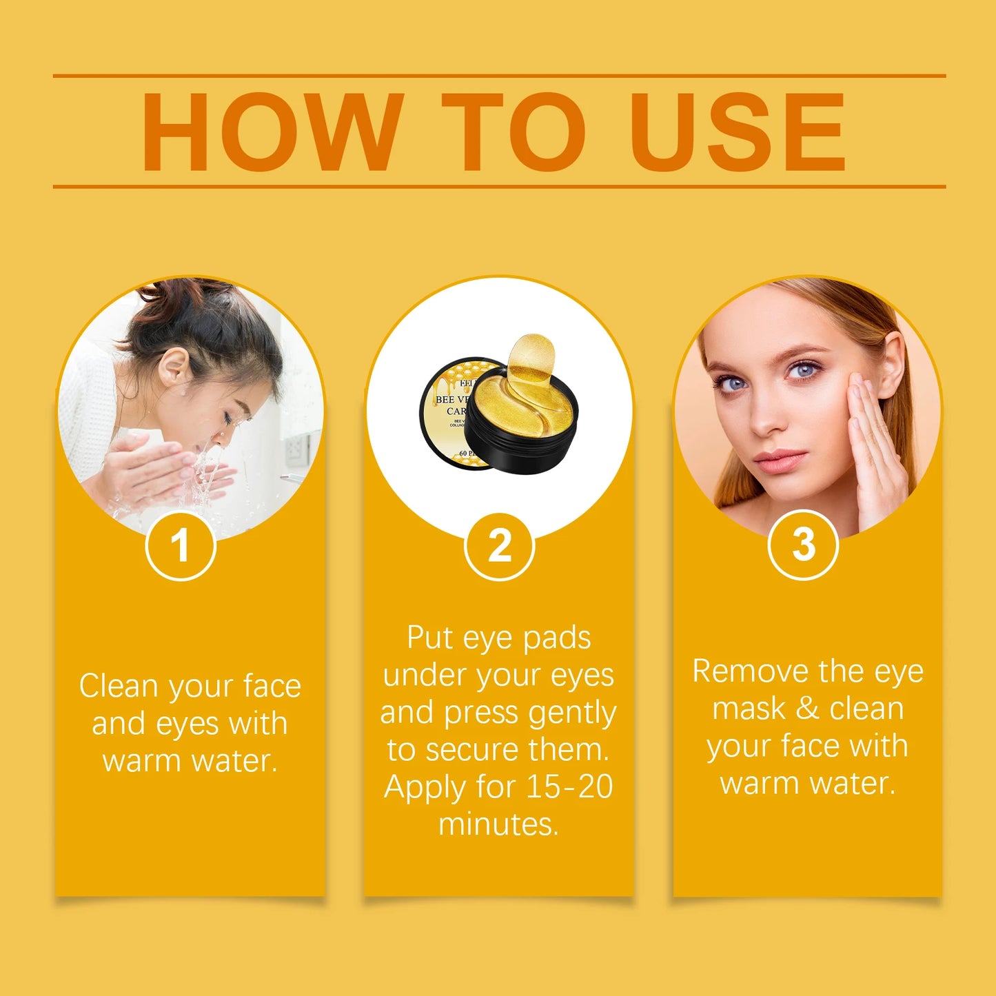 M&T Wear - Bee Venom Collagen Eye Patches (60pcs)