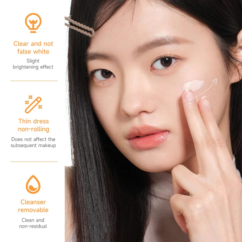 Primer And Protective Cream, Contouring And Brightening Skin Tone, Waterproof And Sweat-Proof, Oil-Control And Nourishing