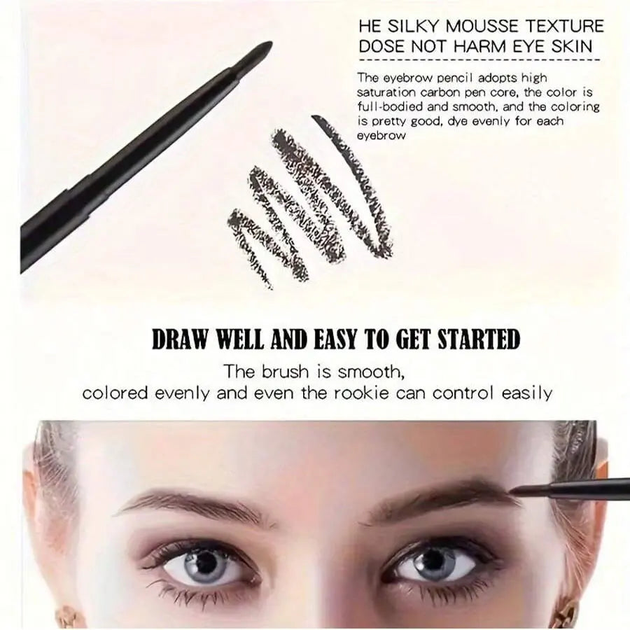 M&T Wear – 3PCS Waterproof Black Eyeliner Pencil Set