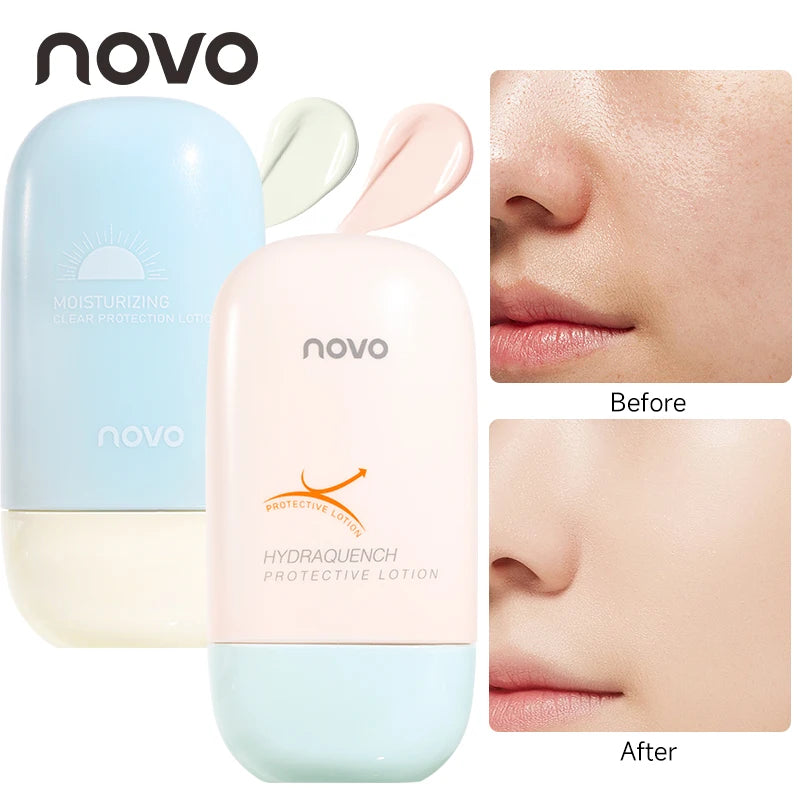 Primer And Protective Cream, Contouring And Brightening Skin Tone, Waterproof And Sweat-Proof, Oil-Control And Nourishing