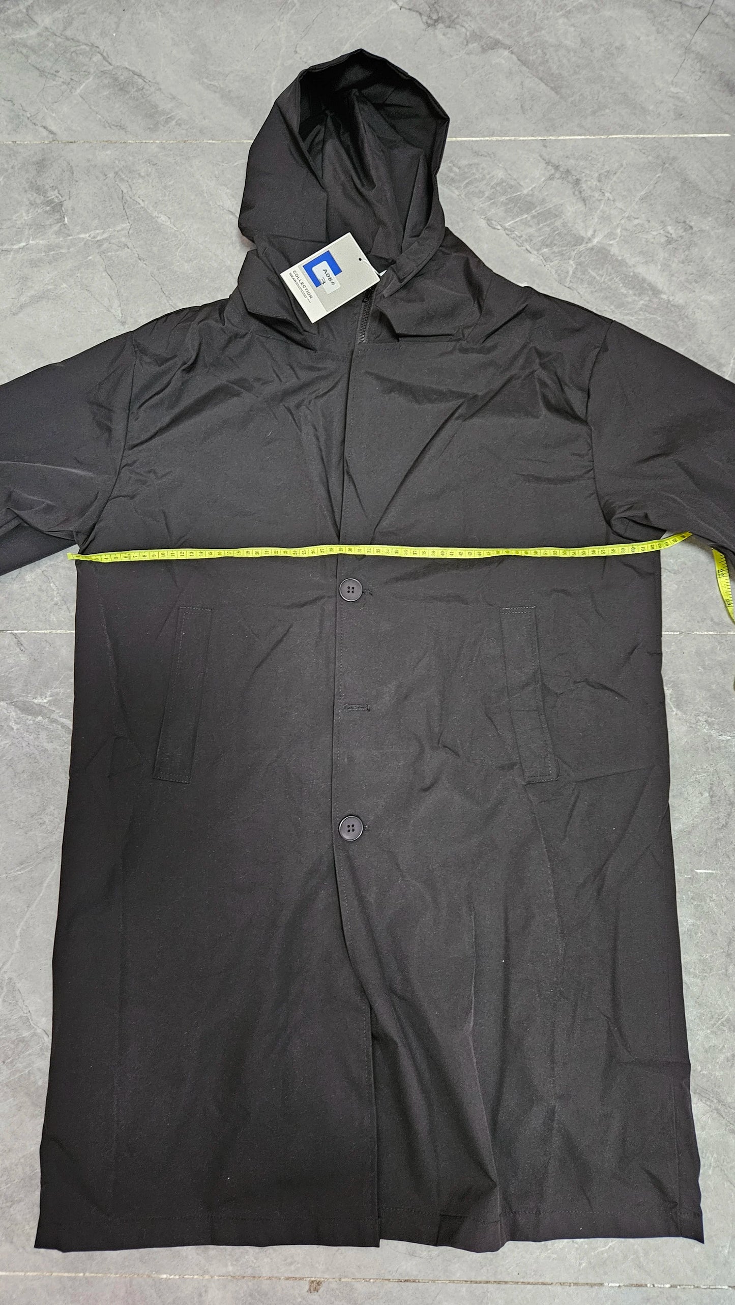 M&T Wear Men’s Korean Style Hooded Windbreaker – Two-Piece Mid-Length Jacket