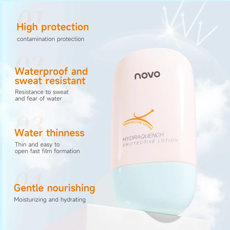 Primer And Protective Cream, Contouring And Brightening Skin Tone, Waterproof And Sweat-Proof, Oil-Control And Nourishing