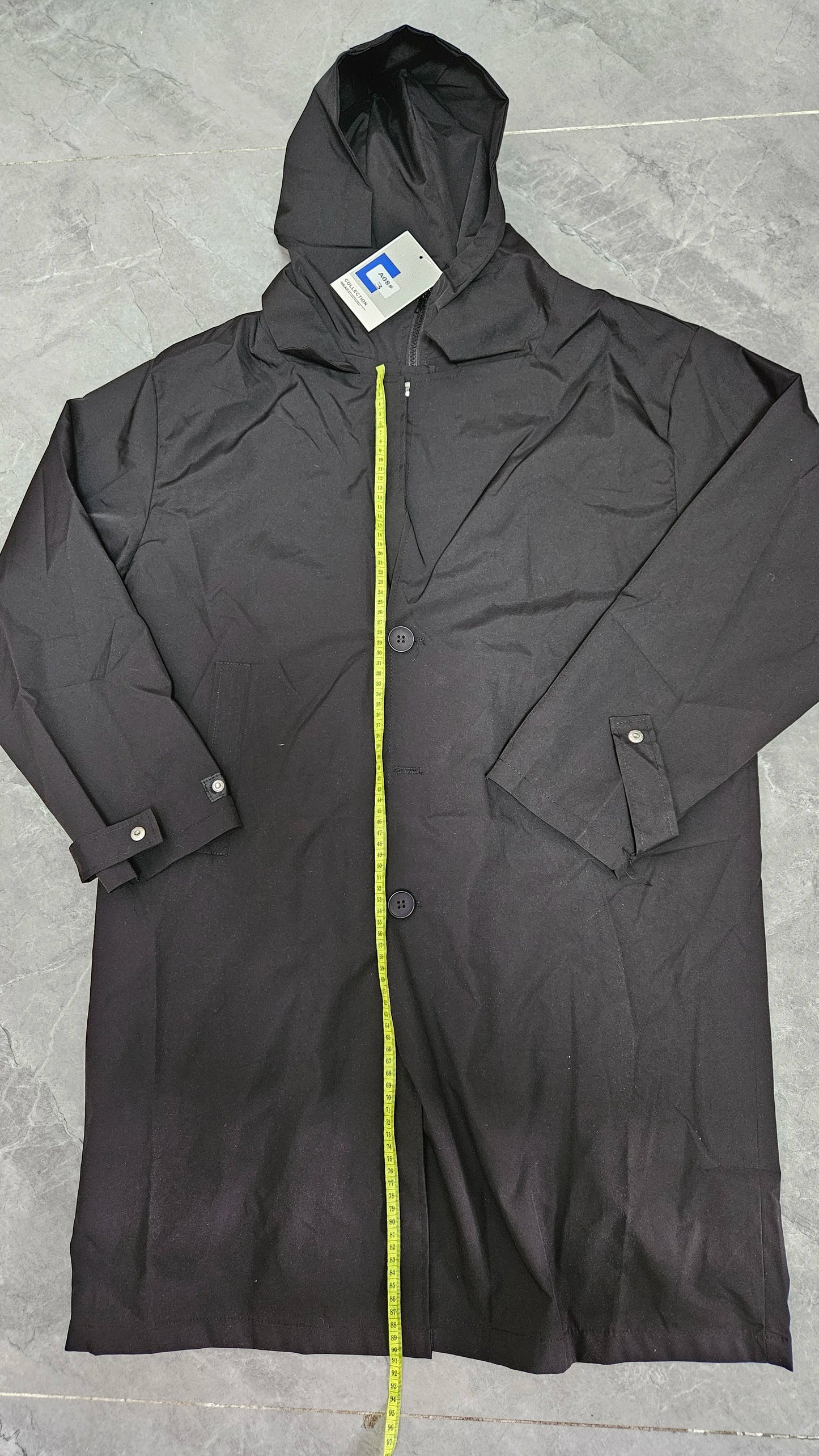 M&T Wear Men’s Korean Style Hooded Windbreaker – Two-Piece Mid-Length Jacket