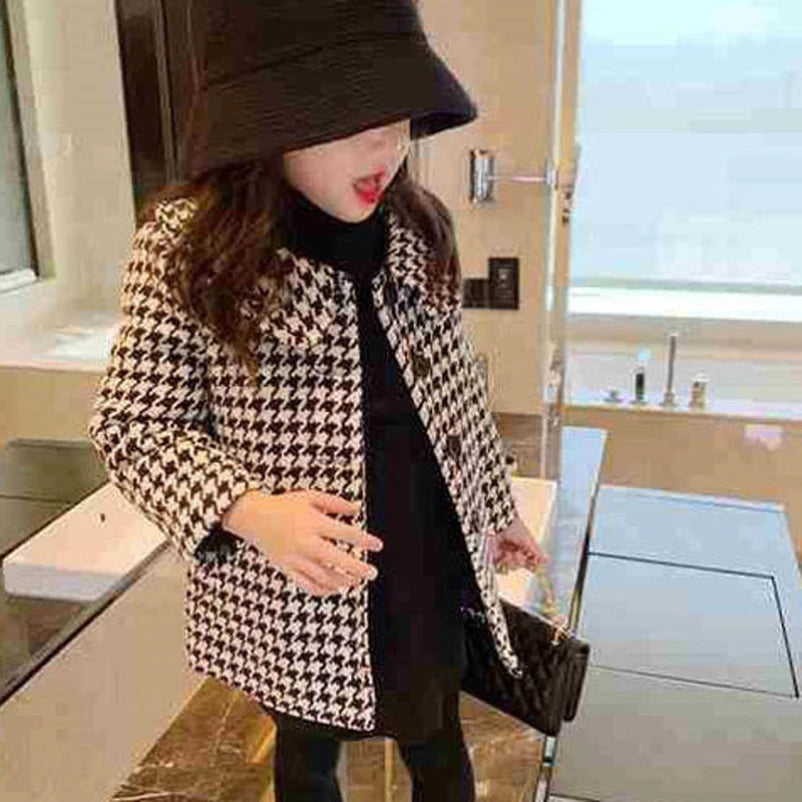M&T Wear - Girls Jacket Leather Motorcycle Kids Coats Fleece Children Jacket Winter Autumn