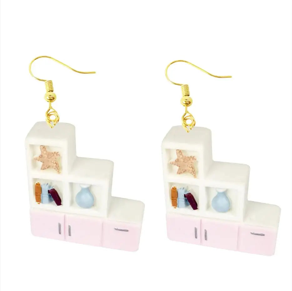 M&T Wear - Cute Resin Cartoon Drop Earrings for Women