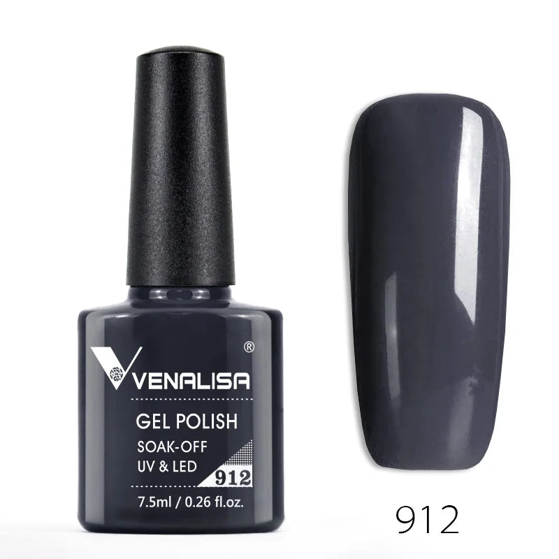 M&T Wear - Fashion UV Gel Nail Polish 7.5ml | Soak-Off Nail Varnish for Art & Design (60 Colors)
