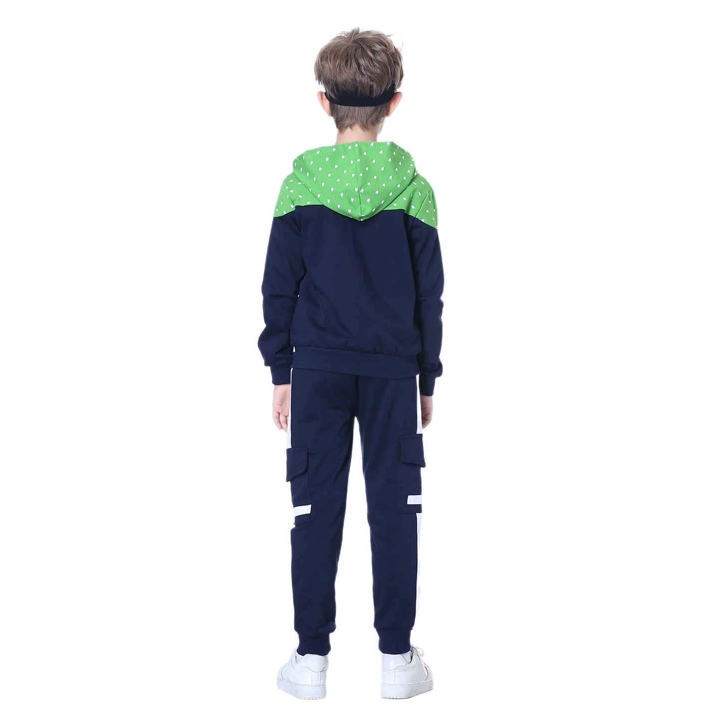 M&T Wear - Kids Tracksuits, Teen Boys School Sweat suits Fashion Cotton Hooded Tops + Pants Set,Soft Children's Long Sleeve Sportswear