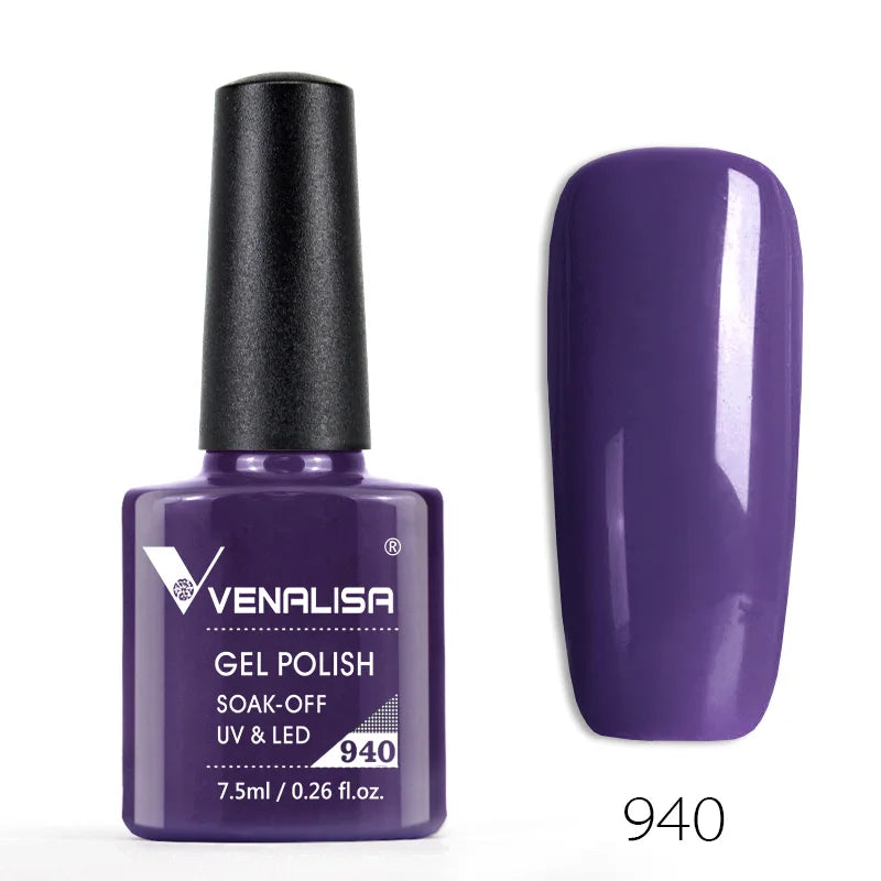 M&T Wear - Fashion UV Gel Nail Polish 7.5ml | Soak-Off Nail Varnish for Art & Design (60 Colors)