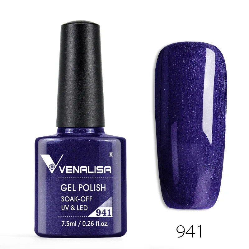 M&T Wear - Fashion UV Gel Nail Polish 7.5ml | Soak-Off Nail Varnish for Art & Design (60 Colors)