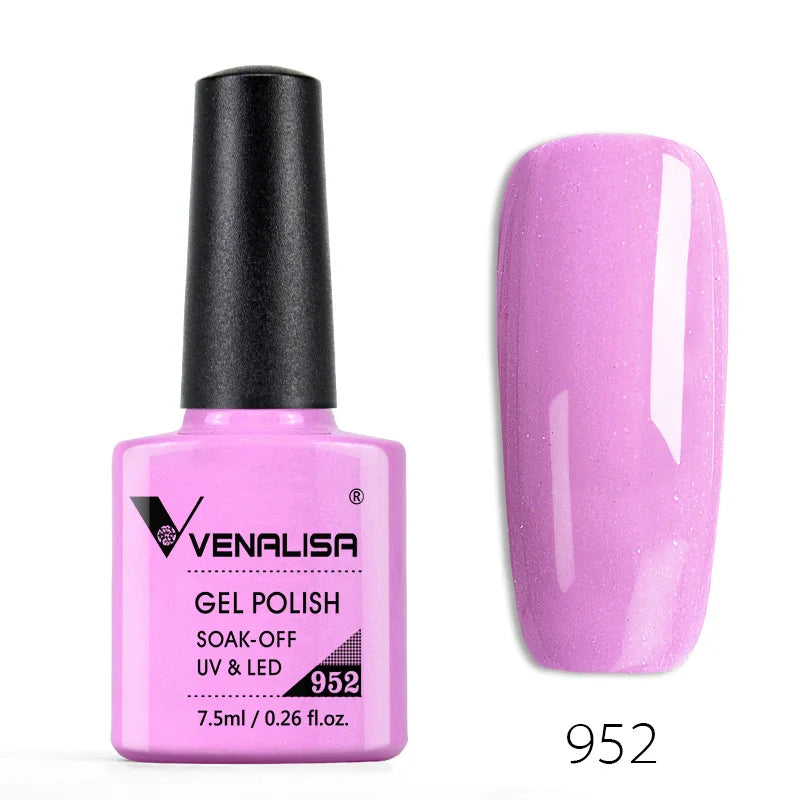 M&T Wear - Fashion UV Gel Nail Polish 7.5ml | Soak-Off Nail Varnish for Art & Design (60 Colors)