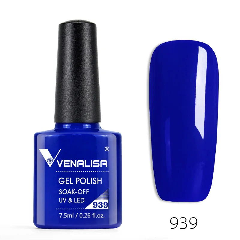 M&T Wear - Fashion UV Gel Nail Polish 7.5ml | Soak-Off Nail Varnish for Art & Design (60 Colors)