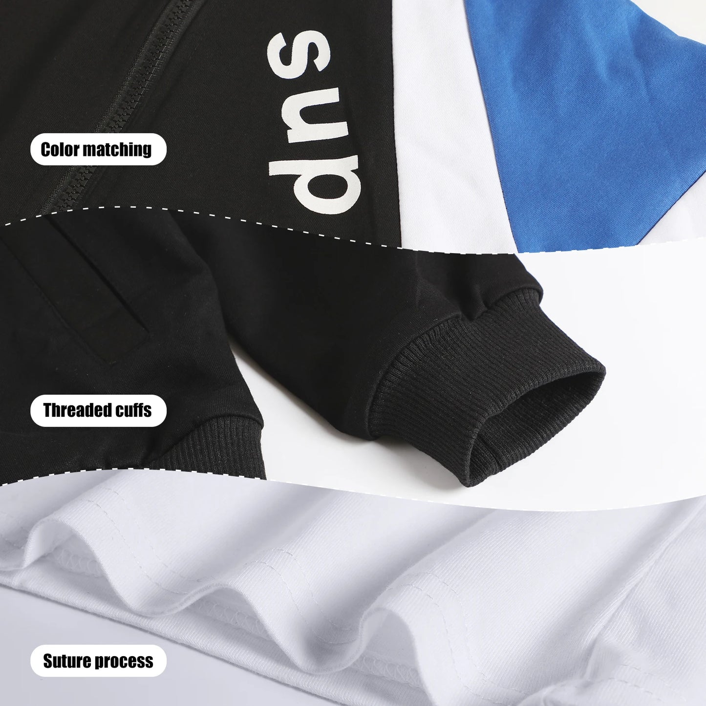 M&T Wear - Kids Tracksuits, Teen Boys School Sweat suits Fashion Cotton Hooded Tops + Pants Set,Soft Children's Long Sleeve Sportswear