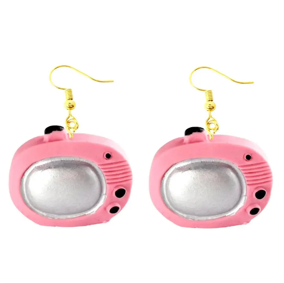 M&T Wear - Cute Resin Cartoon Drop Earrings for Women