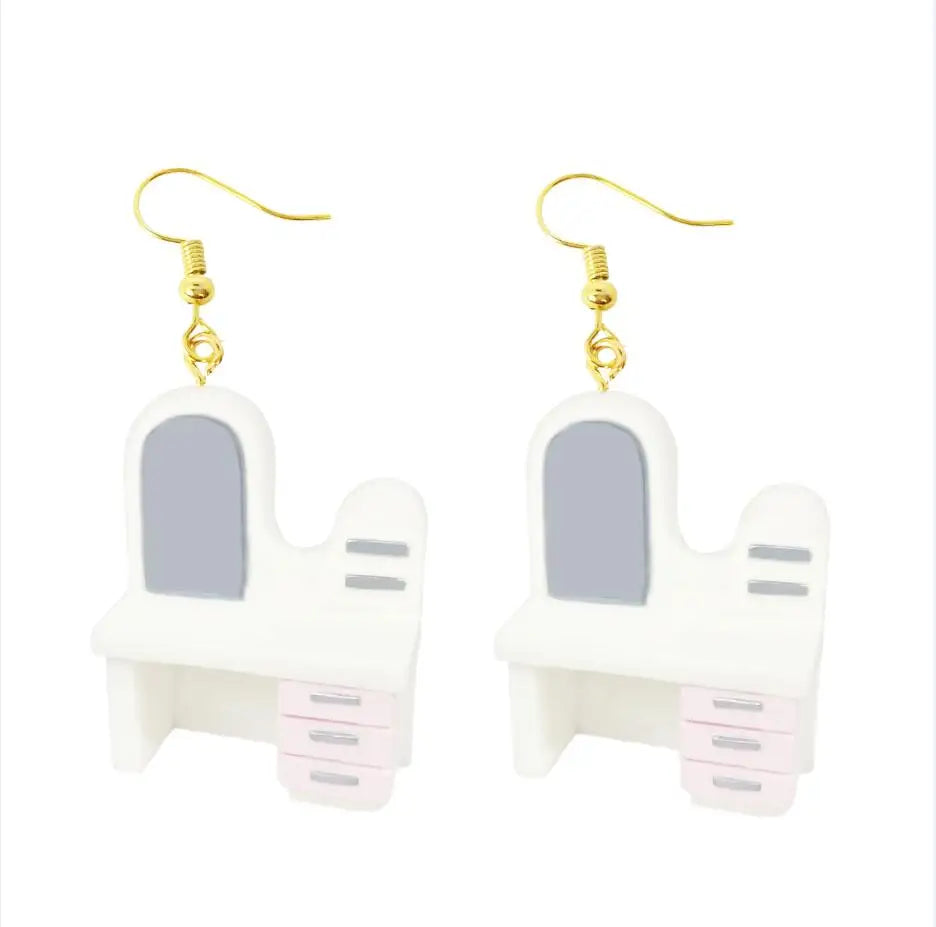 M&T Wear - Cute Resin Cartoon Drop Earrings for Women