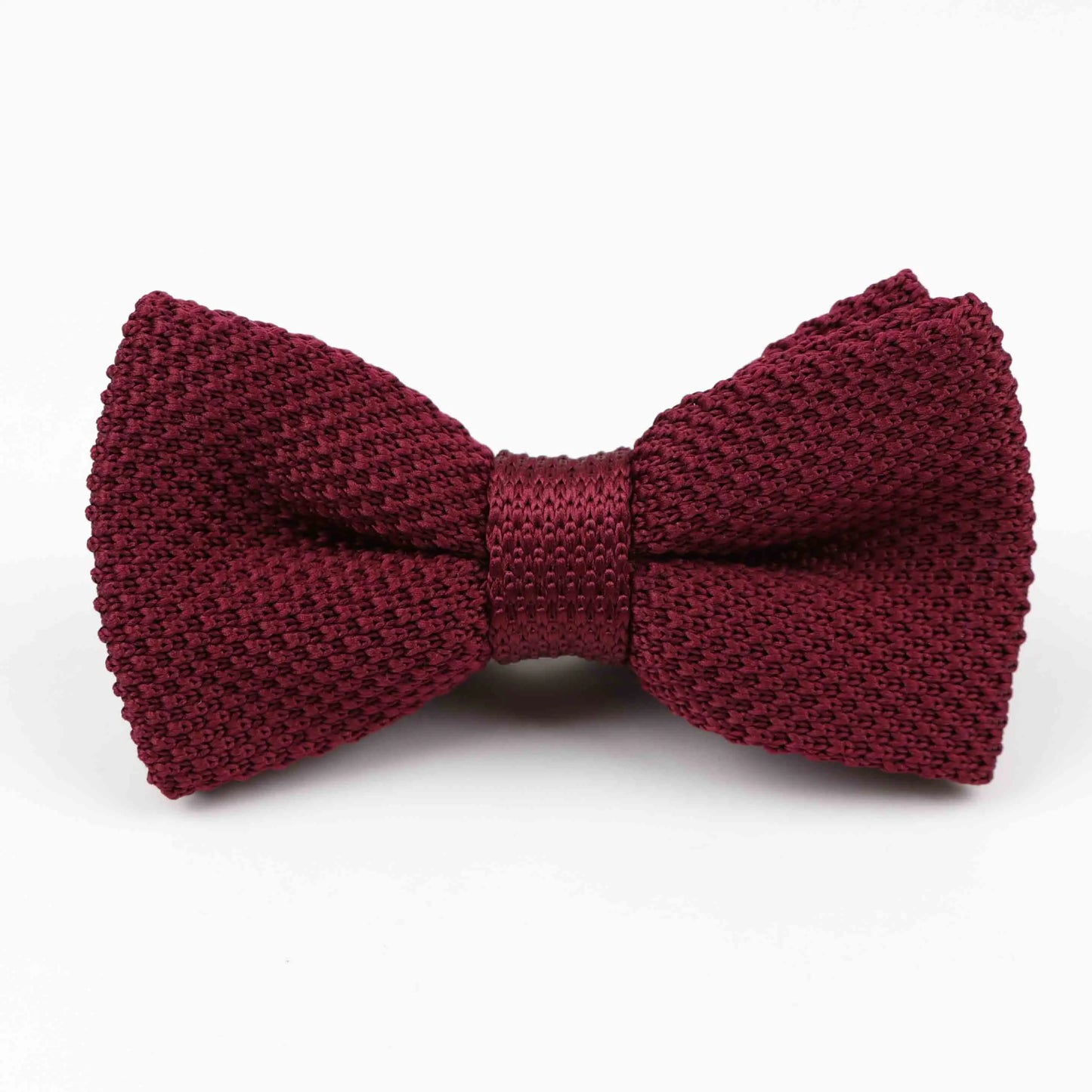 M&T Wear - Knitted Solid Color Tuxedo Bow Tie (Single/Double Deck)