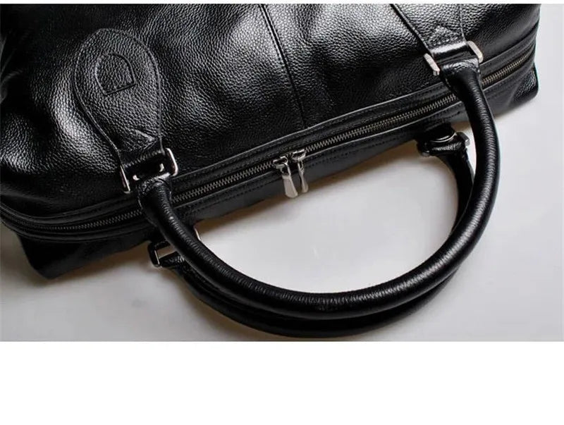 M&T Wear - New Fashion Genuine Leather Travel Duffle Bag & Weekend Tote