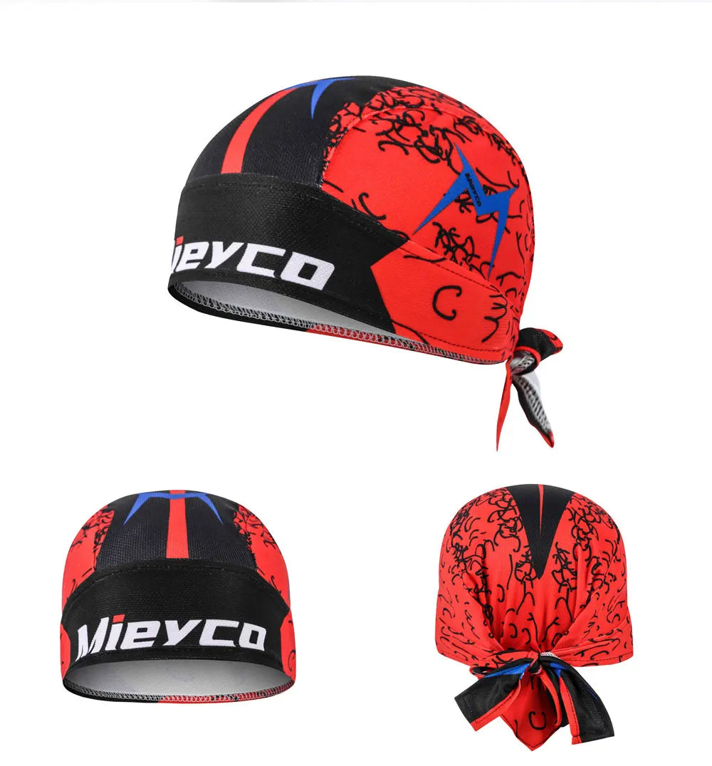 M&T Wear - Blue Cycling Cap & Pirate Headband