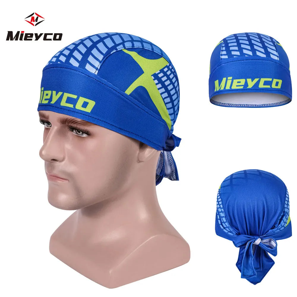 M&T Wear - Blue Cycling Cap & Pirate Headband