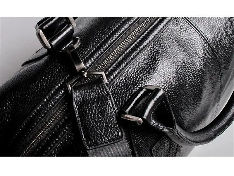 M&T Wear - New Fashion Genuine Leather Travel Duffle Bag & Weekend Tote