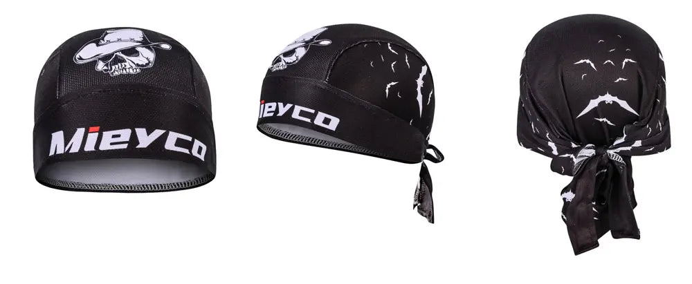 M&T Wear - Blue Cycling Cap & Pirate Headband