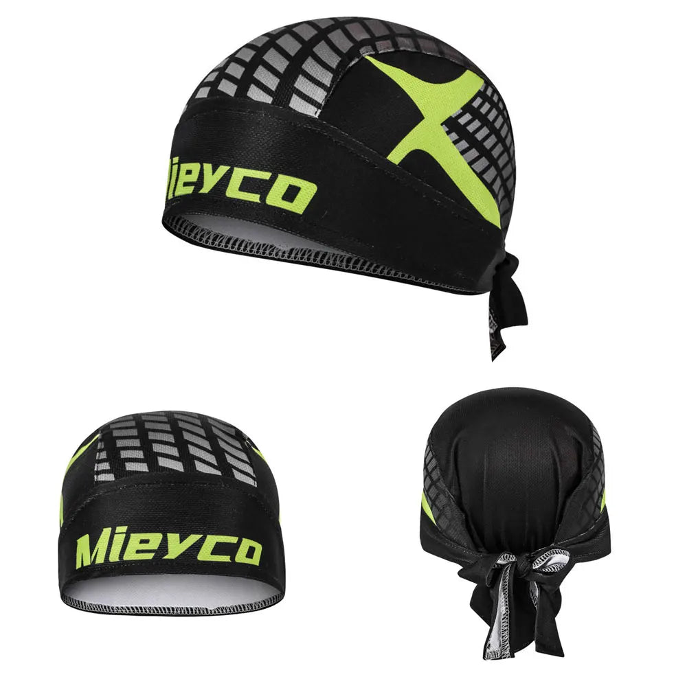 M&T Wear - Blue Cycling Cap & Pirate Headband