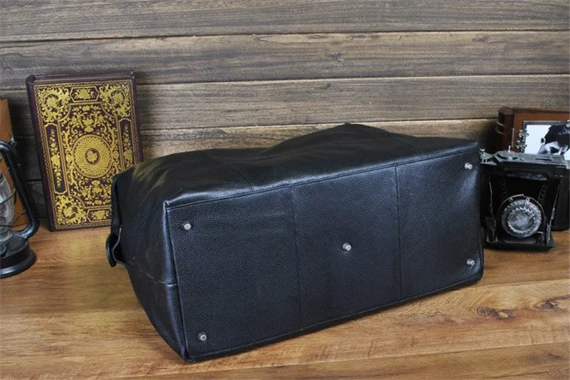 M&T Wear - New Fashion Genuine Leather Travel Duffle Bag & Weekend Tote