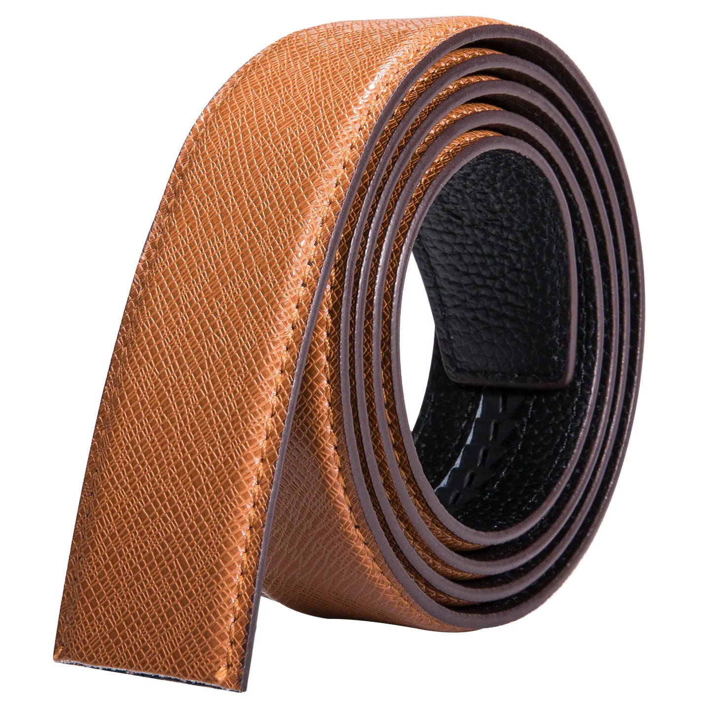 M&T Wear - Luxury Gold Buckle Cowskin Genuine Leather Belt