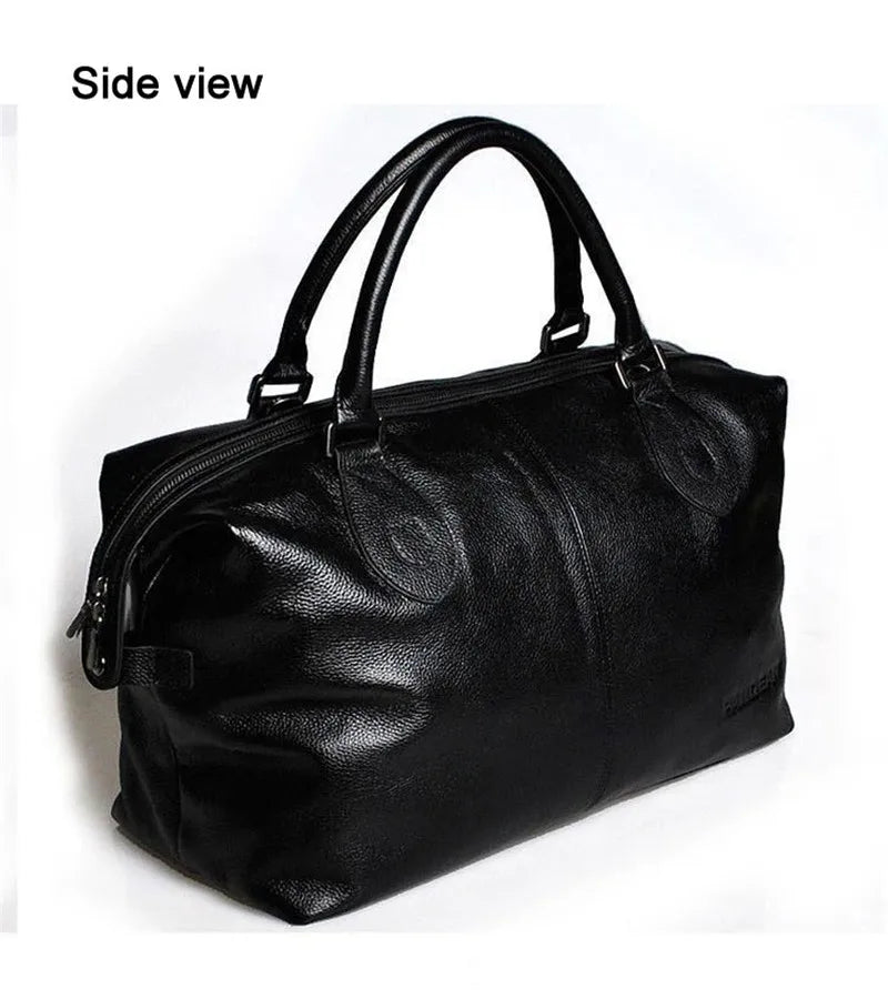 M&T Wear - New Fashion Genuine Leather Travel Duffle Bag & Weekend Tote