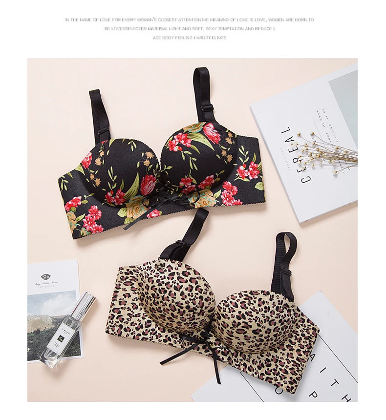M&T Wear - Bras for women Rope straps Palm support Steel-free bra with air-permeable bra One-piece Lattice push up sexy bra 80A 80B 80C 85C