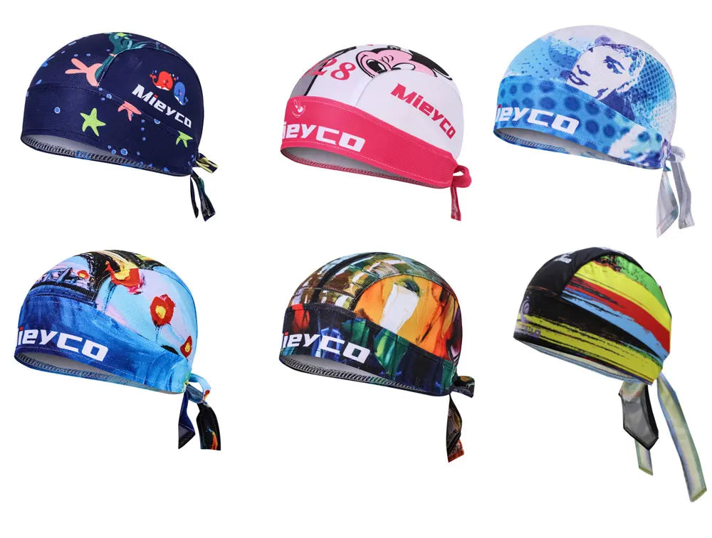 M&T Wear - Blue Cycling Cap & Pirate Headband