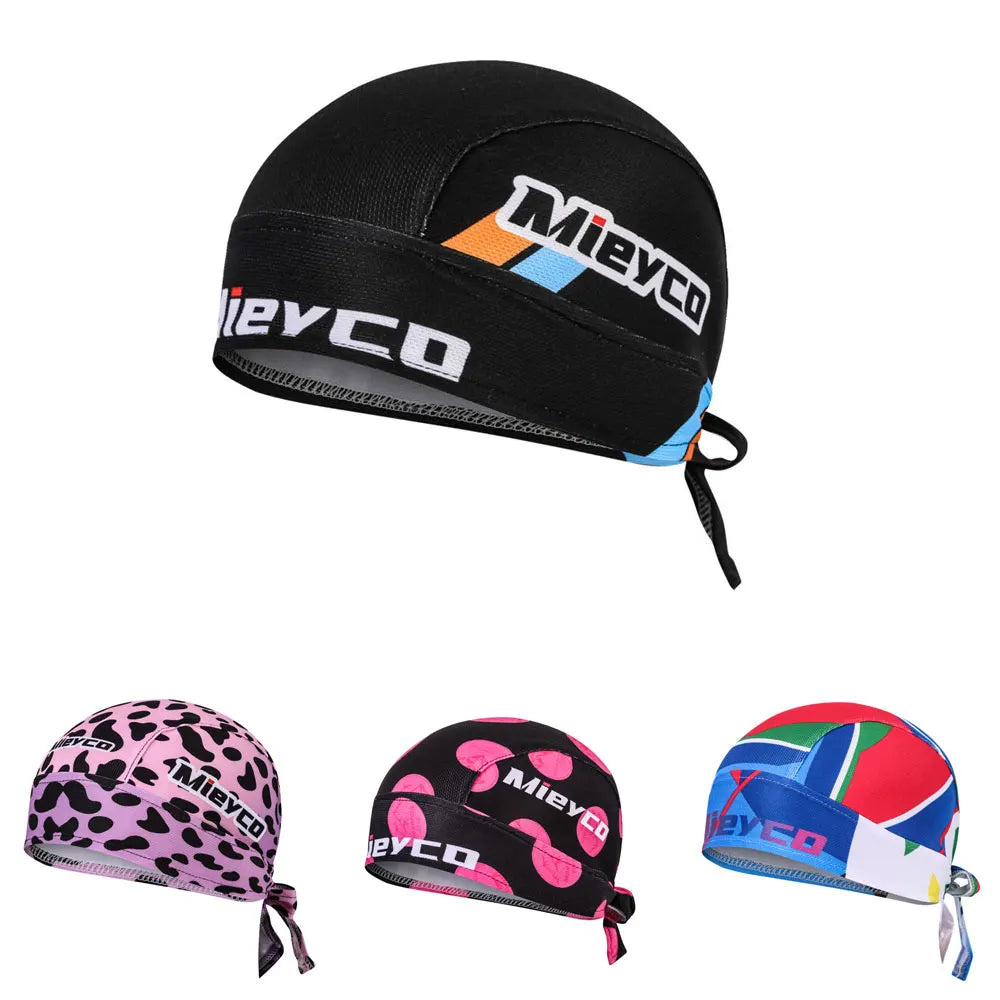 M&T Wear - Blue Cycling Cap & Pirate Headband