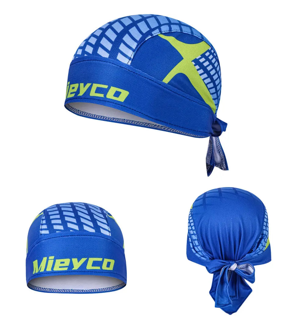 M&T Wear - Blue Cycling Cap & Pirate Headband