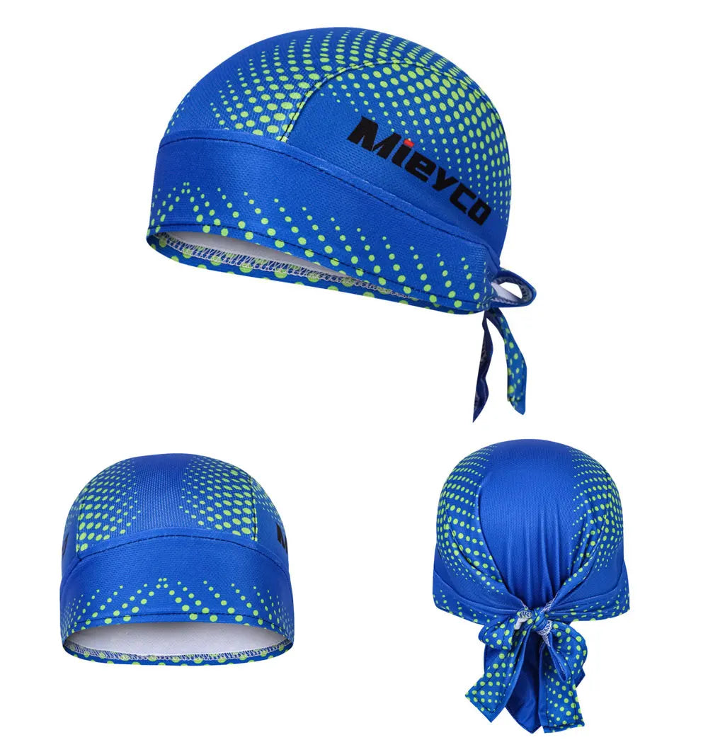 M&T Wear - Blue Cycling Cap & Pirate Headband