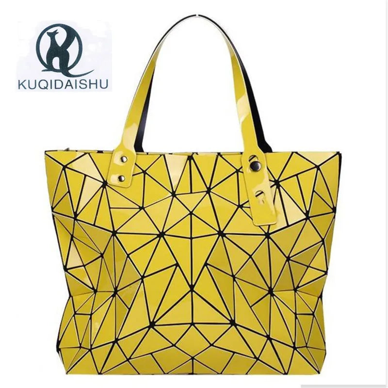 M&T Wear - Women’s Luxury Geometry Hologram Tote