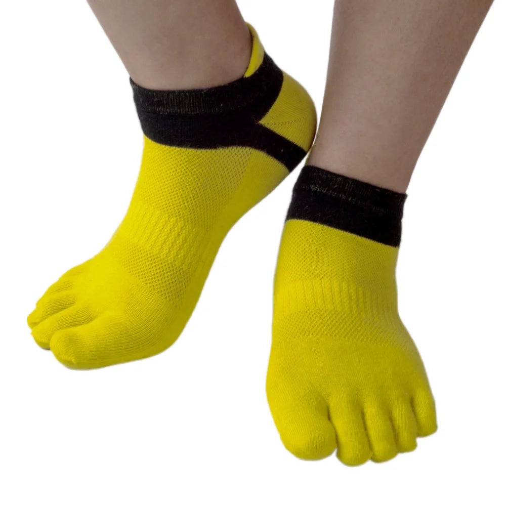 M&T Wear - Performance Cotton Mesh Finger Toe Socks for Men