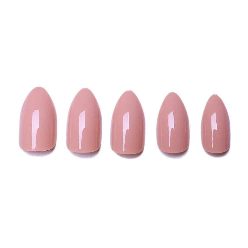 M&T Wear – 100PCS Claw-Shaped Full-Cover False Nails | Glossy White, Red, Orange & Natural
