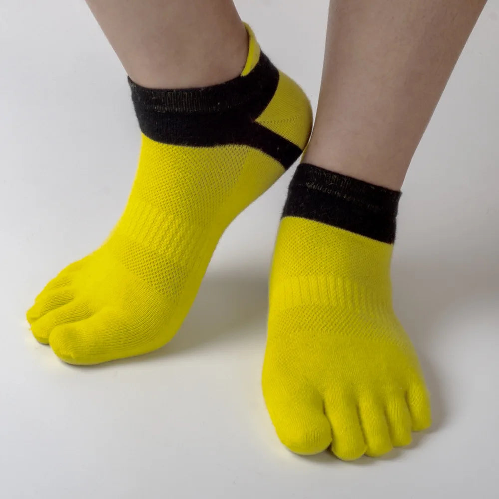 M&T Wear - Performance Cotton Mesh Finger Toe Socks for Men