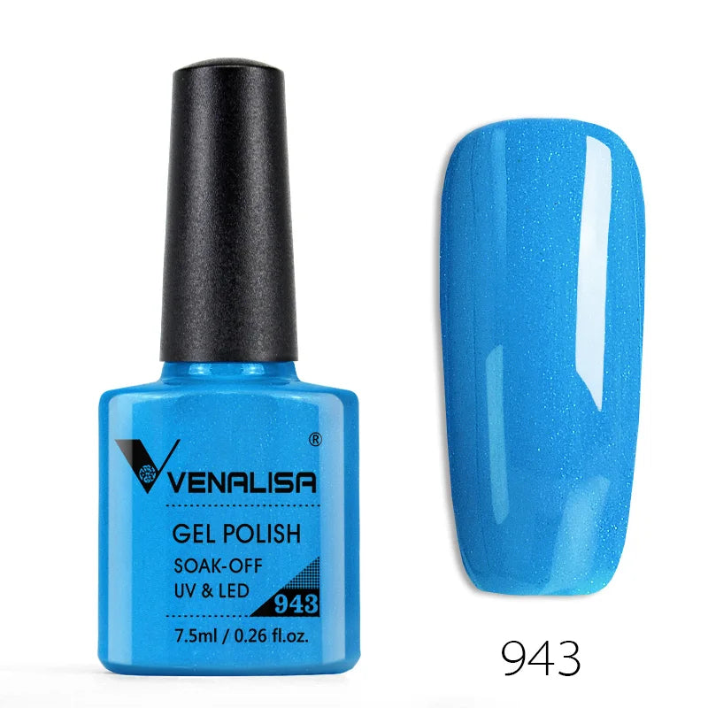 M&T Wear - Fashion UV Gel Nail Polish 7.5ml | Soak-Off Nail Varnish for Art & Design (60 Colors)