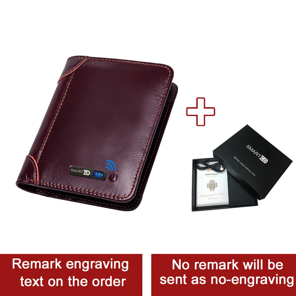 M&T Wear - Smart Tracker Wallet for Men with Bluetooth & GPS