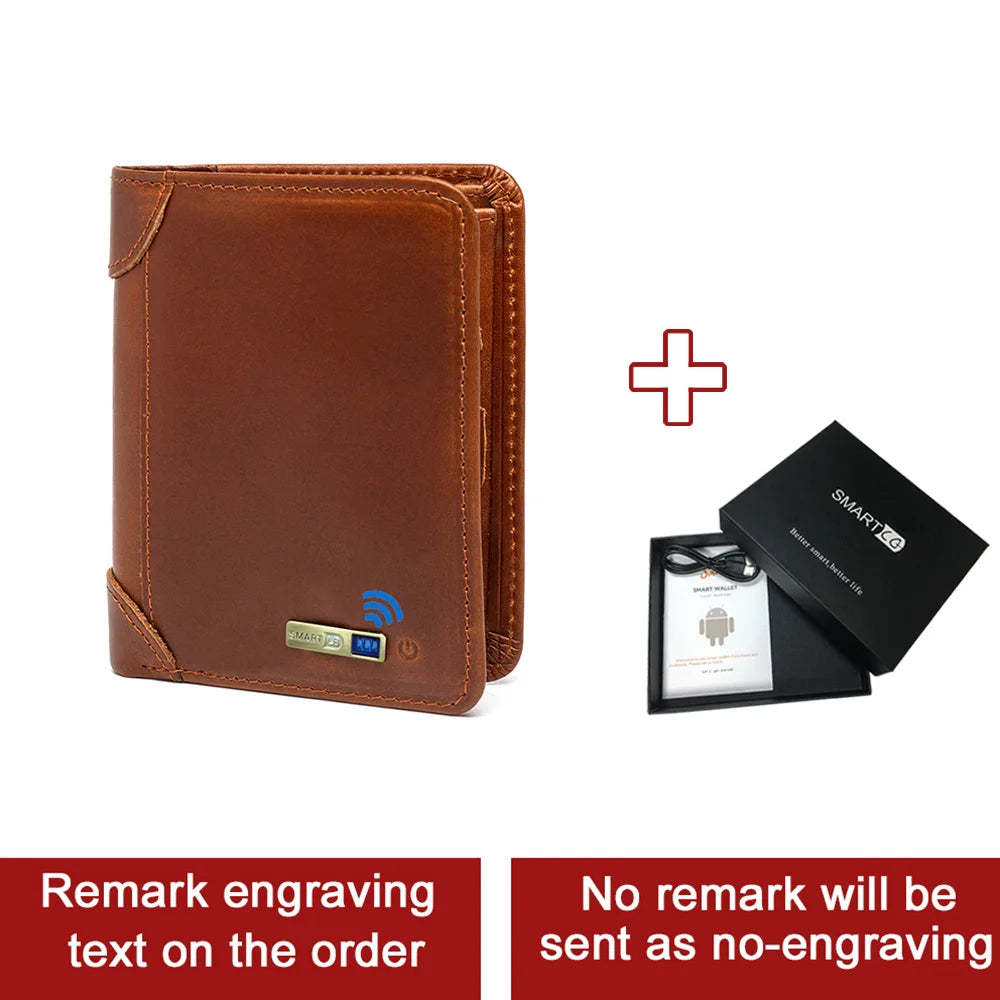 M&T Wear - Smart Tracker Wallet for Men with Bluetooth & GPS