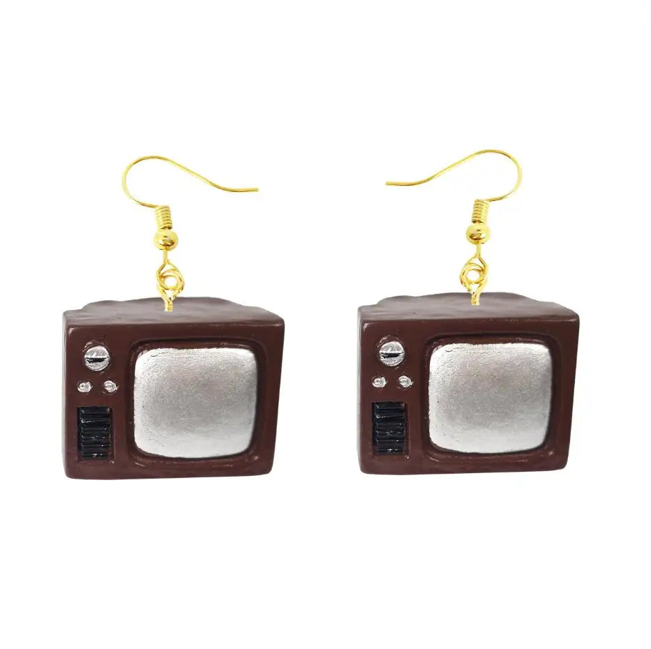 M&T Wear - Cute Resin Cartoon Drop Earrings for Women