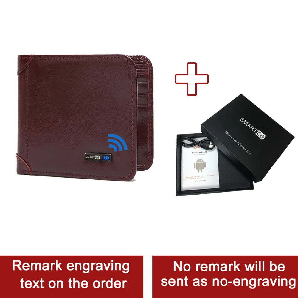 M&T Wear - Smart Tracker Wallet for Men with Bluetooth & GPS