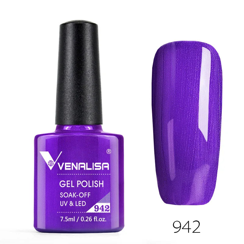 M&T Wear - Fashion UV Gel Nail Polish 7.5ml | Soak-Off Nail Varnish for Art & Design (60 Colors)
