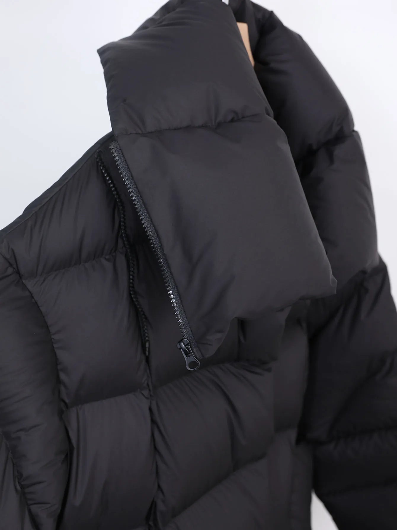 M&T Wear - The Ultimate Luxury Knee-Length White Down Puffer Coat