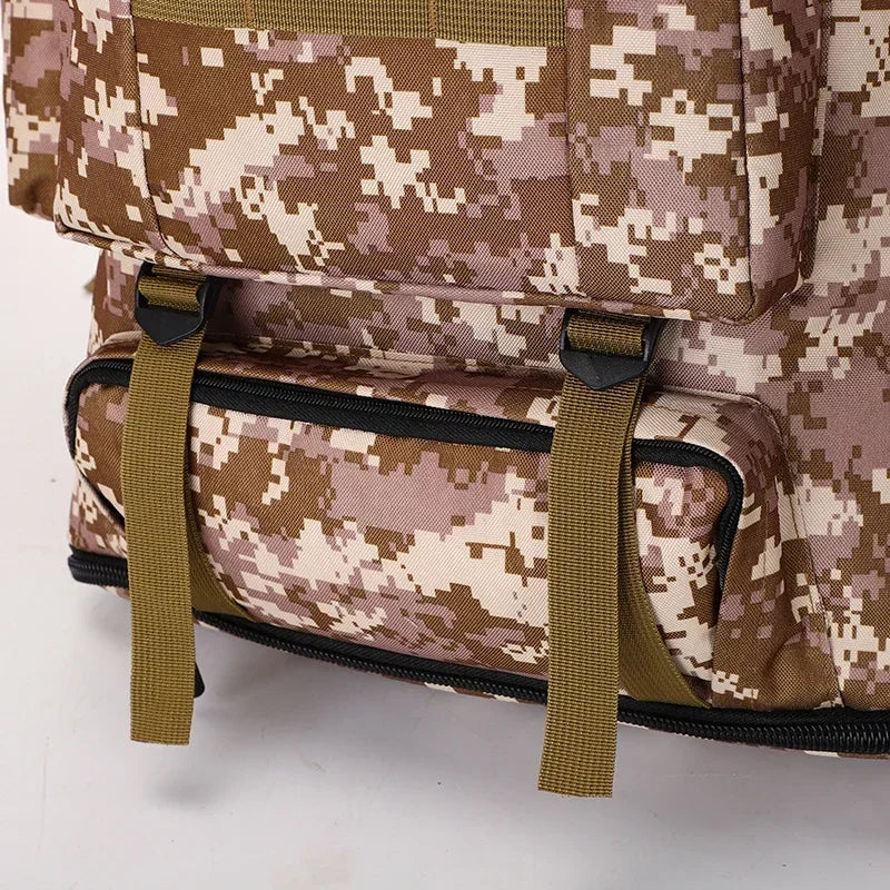 M&T Wear - 80L/100L Expandable Tactical Mountaineering Hiking Backpack