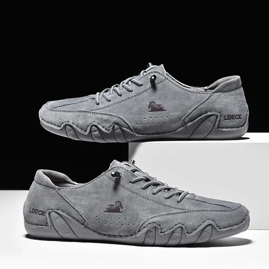 M&T Wear - Men's Casual Shoes  Lace Up Comfortable Soft Non Slip Durable Walking Shoes Classic Fashionable Trendy Park Walking Travel Shoes