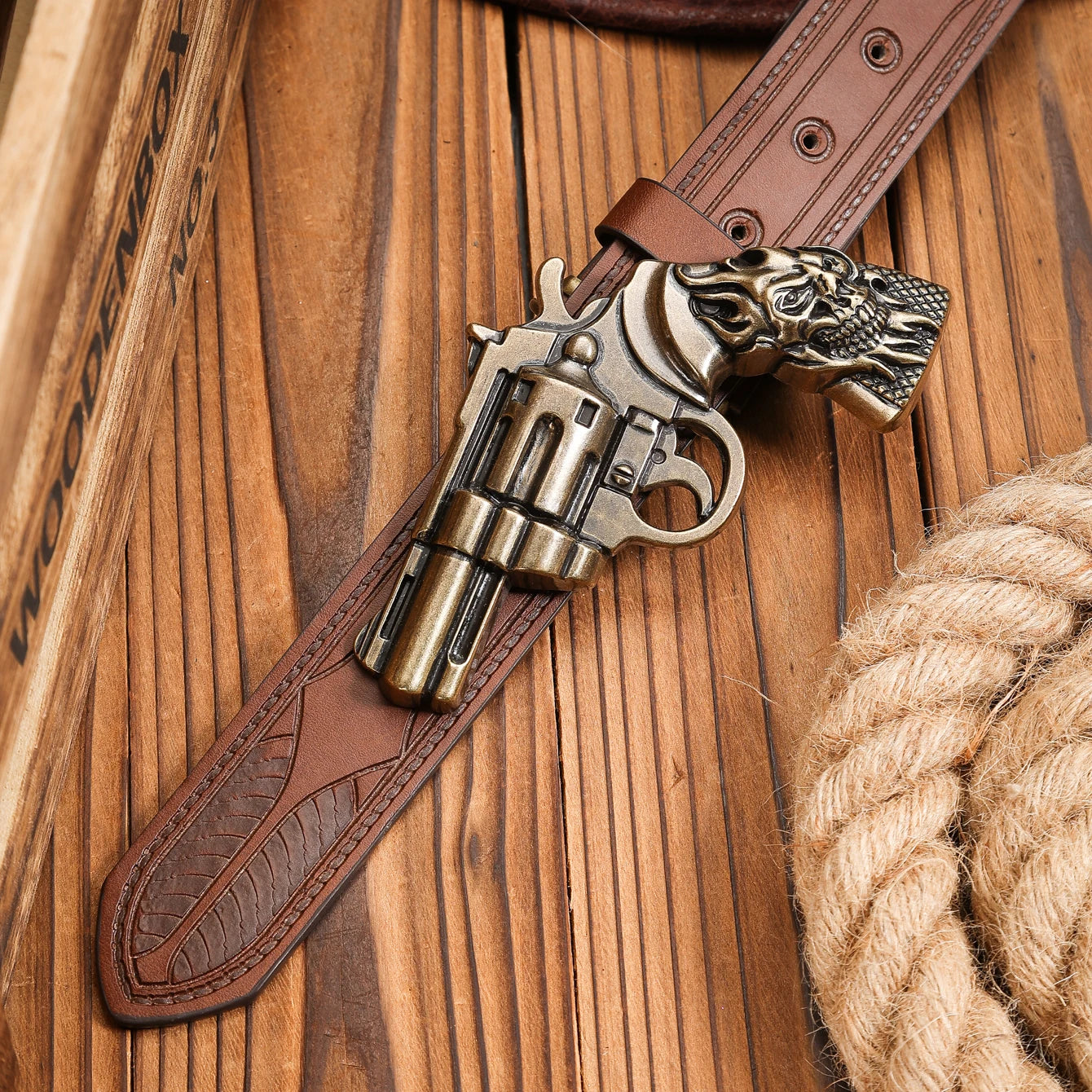 M&T Wear - Retro Western Cowboy Style PU Belt