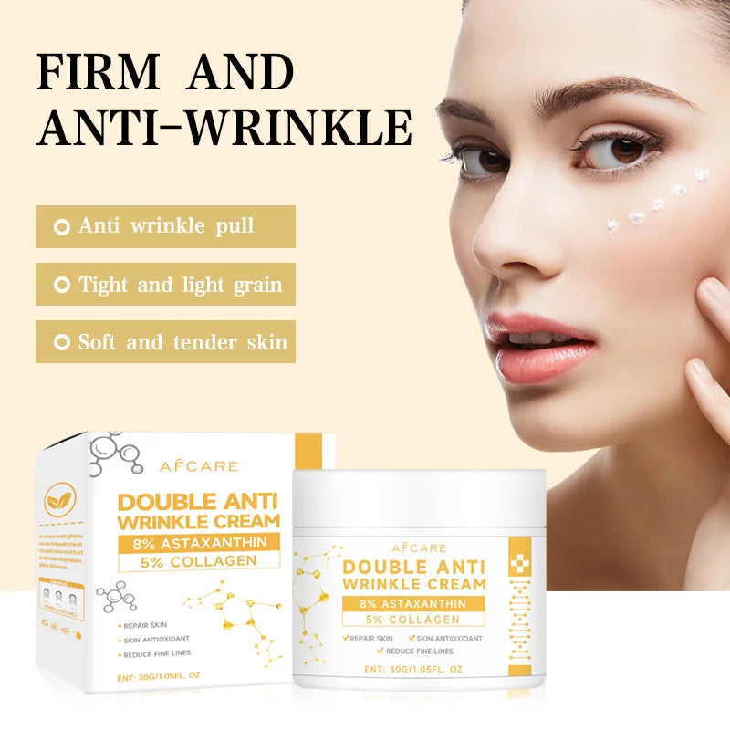 Astaxanthin Face Cream Anti Aging Moisturizing Quick Absorption Moisturizing Antioxidant Facial Cream Reduce Wrinkles Skin Care