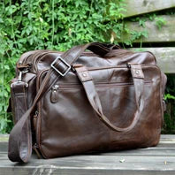M&T Wear - New Fashion Genuine Leather Travel Duffle Bag & Weekend Tote