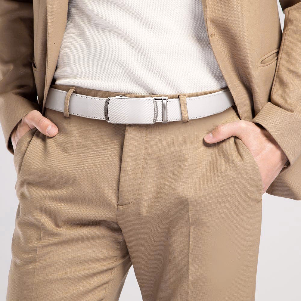 M&T Wear - Unisex Genuine Cowhide Automatic Buckle Belt